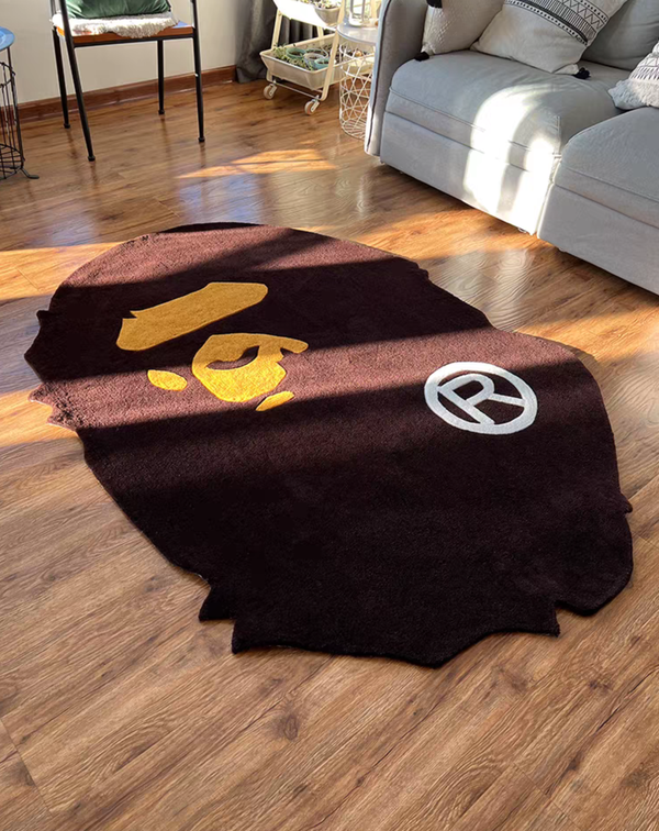 Ape Head Tufted Rug