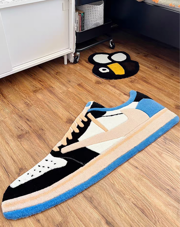 Blue Shoe Rug