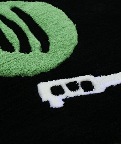 Music Vinyl Record Rug