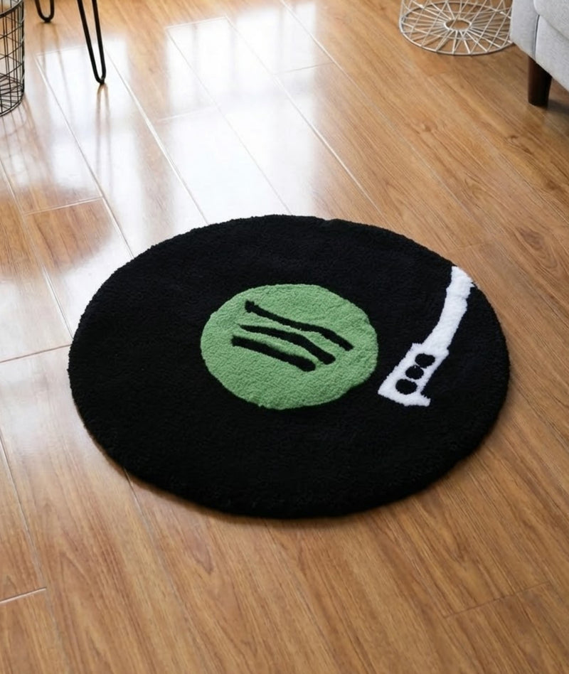 Music Vinyl Record Rug