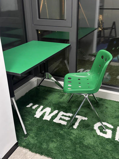 Wet Grass Streetwear Tufted Rug - Off White Inspired Hypebeast Room Decor