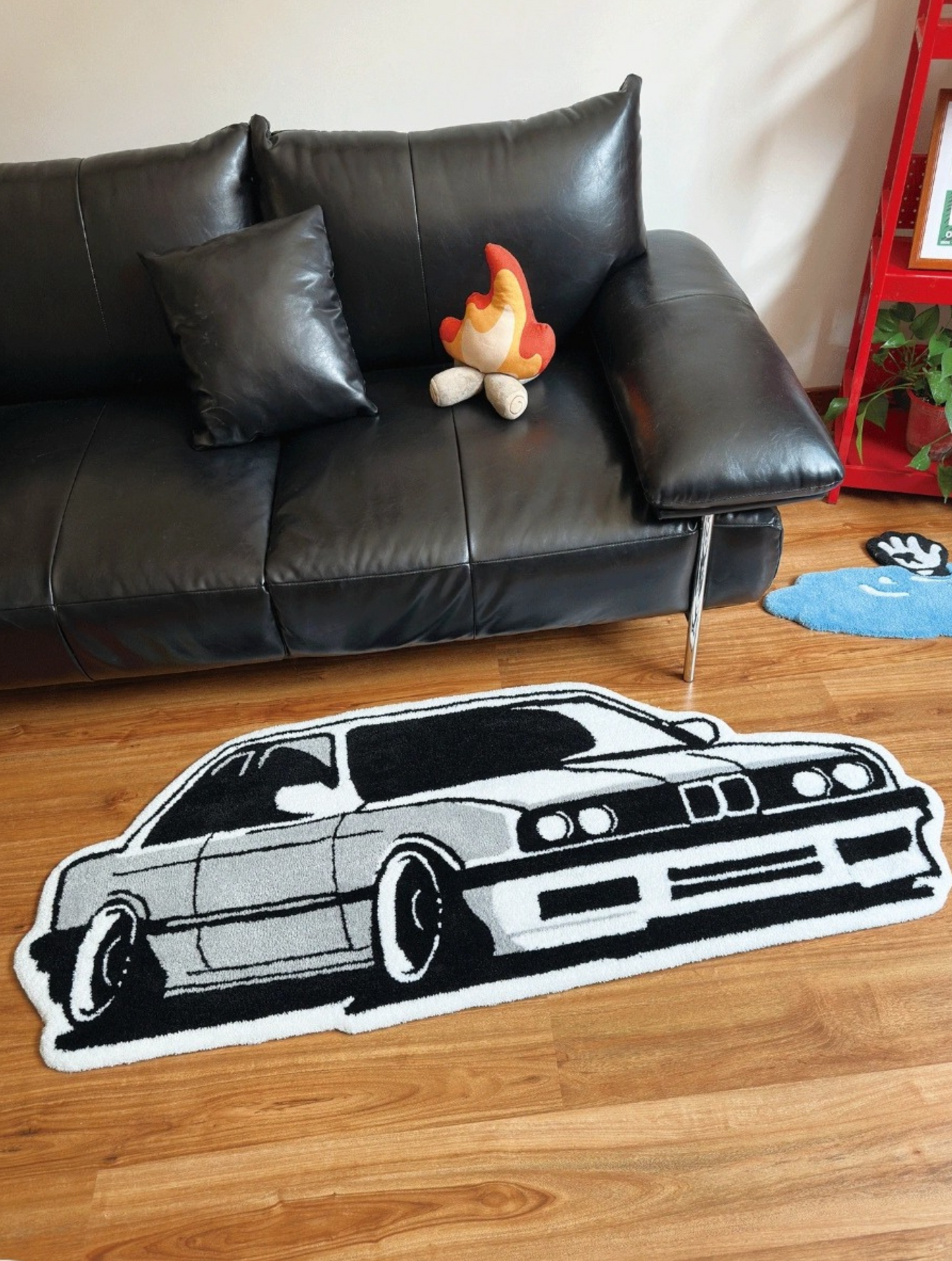 BMW Rug Vintage Car Tufted Rug Hypebeast Room Decor