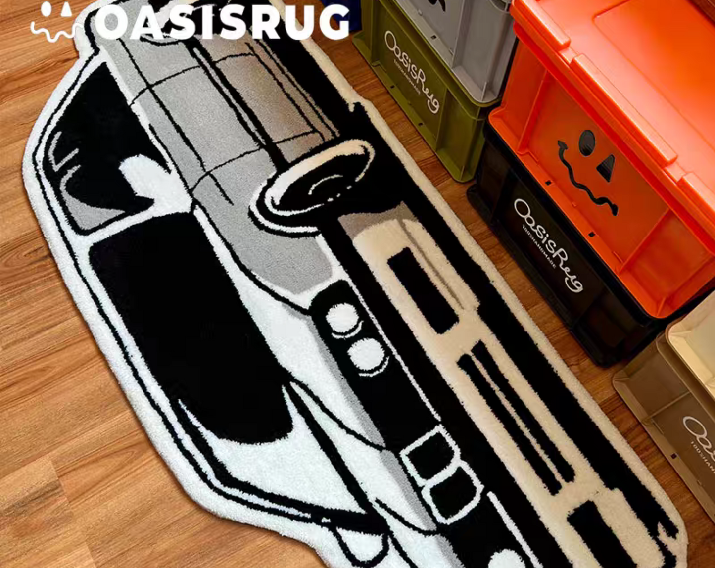 BMW Rug Vintage Car Tufted Rug Hypebeast Room Decor