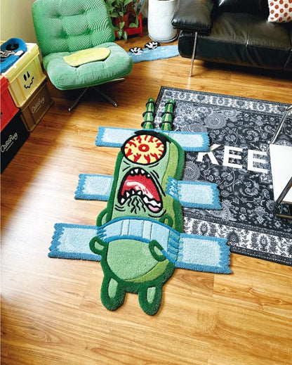 Large Plankton Rug SpongeBob Anime Tufted Rug
