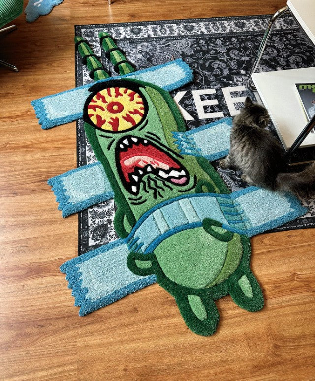  Oversized Plankton Tufted Rug SpongeBob Inspired Large Anime Area Rug Bedroom Gaming Room Funny Home Decor GiftOversized Plankton Tufted Rug SpongeBob Inspired Large Anime Area Rug Bedroom Gaming Room Funny Home Decor Gift