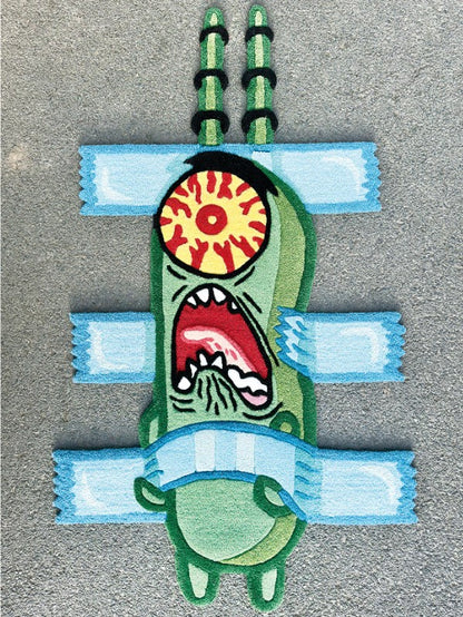 Large Plankton Rug SpongeBob Anime Tufted Rug