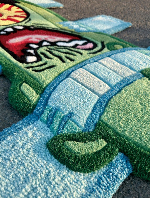 Large Plankton Rug SpongeBob Anime Tufted Rug