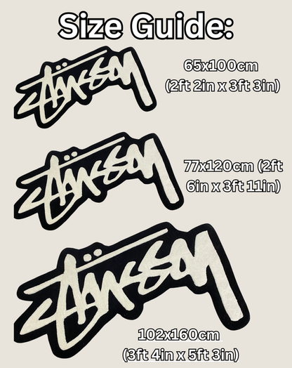 Stussy Script Rug