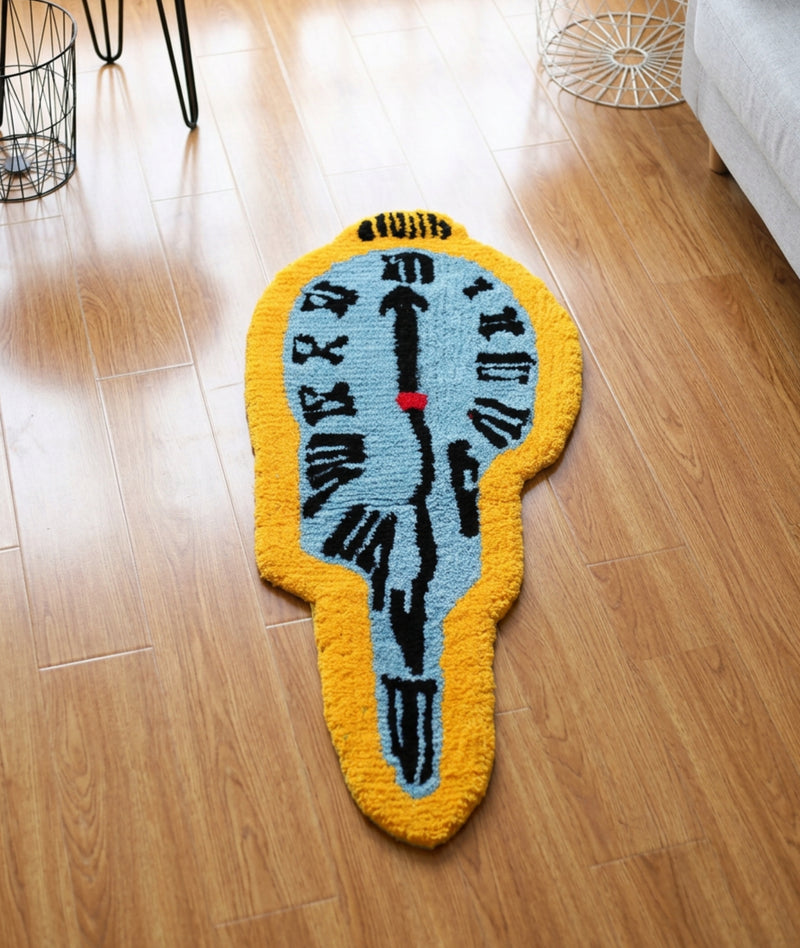 Melting Clock Rug
