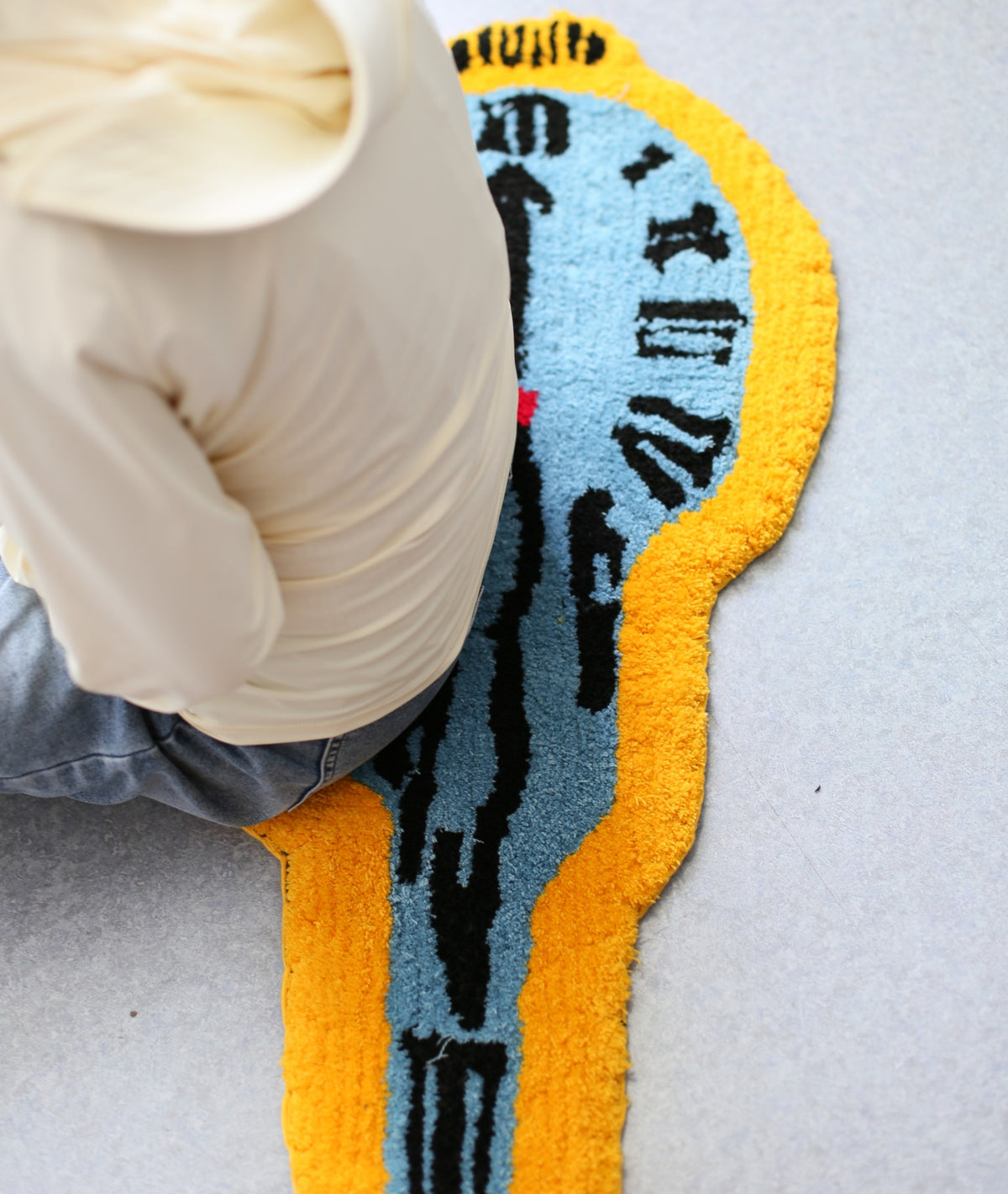Melting Clock Rug