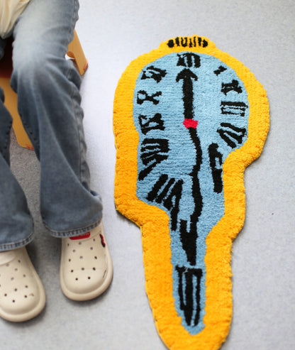 Melting Clock Rug