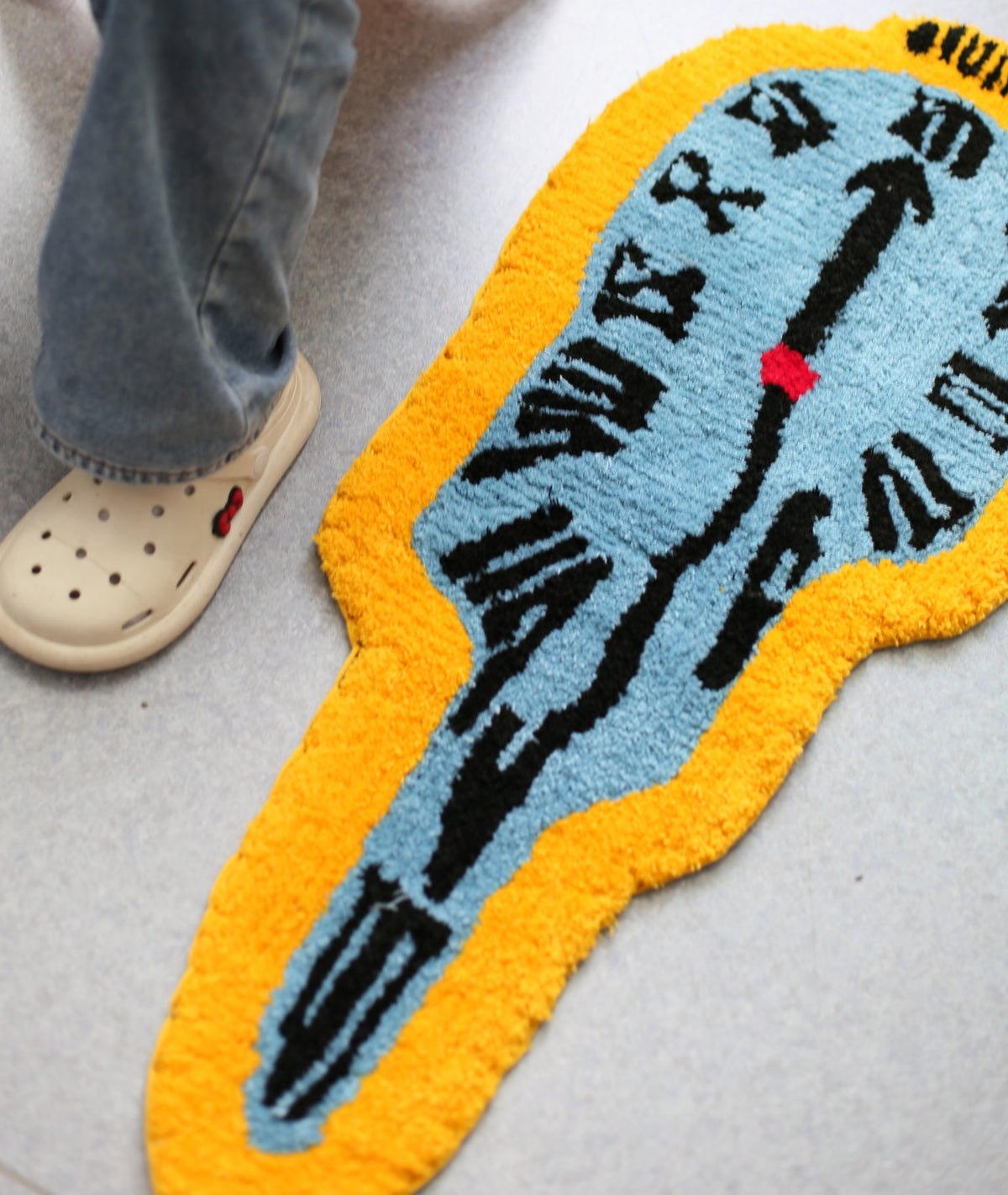 Melting Clock Rug