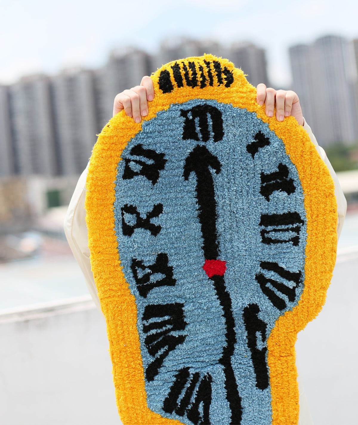 Melting Clock Rug