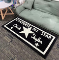 All Star Sneaker Inspired Tufted Runner Rug Streetwear Hypebeast Bedroom Hallway Room Decor