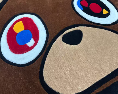 Bear Face Shaped Rug