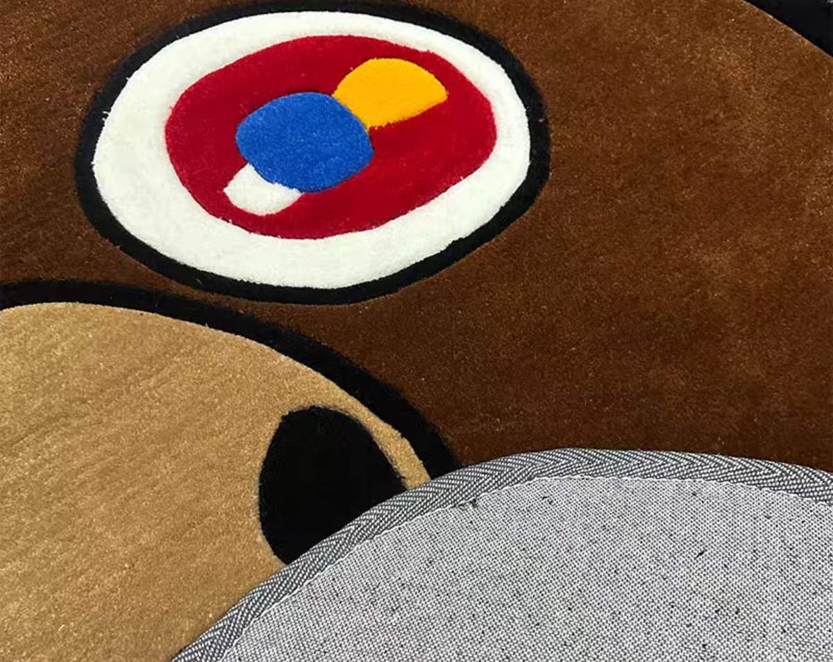 Bear Face Shaped Rug