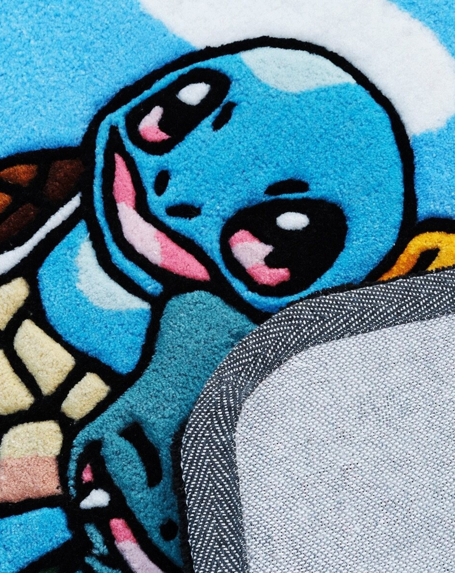 Pokemon Gaming Console Rug Pikachu Squirtle Tufted Rug Gaming Room Decor