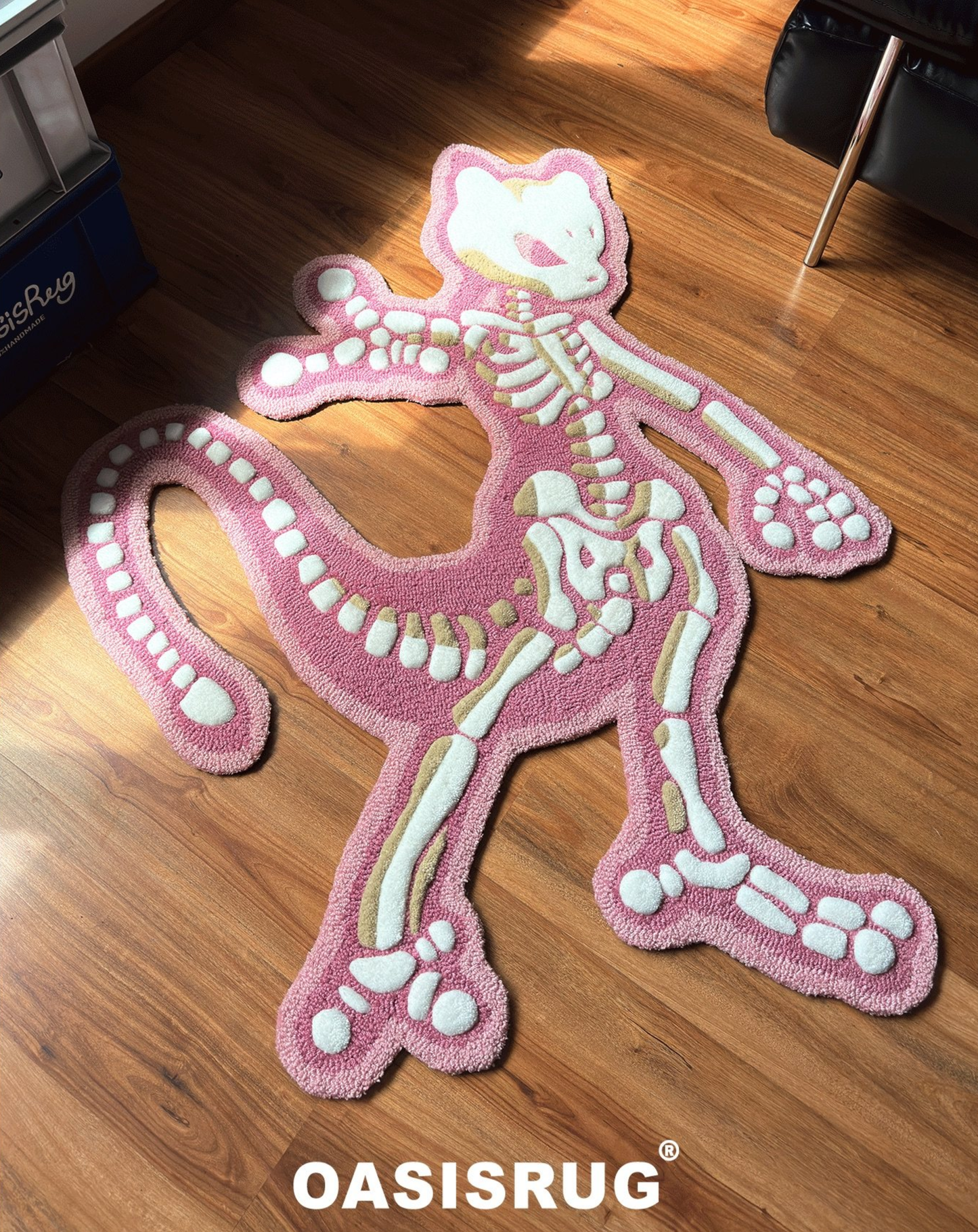 Mewtwo Rug Pokemon Anime Hand Tufted Area Rug Bedroom Gaming Room Decor Pokemon Fan Gift