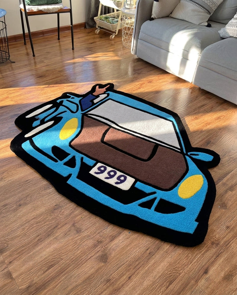 999 Car Rug Hand Tufted Rug