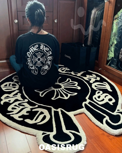 Chrome Inspired Streetwear Rug