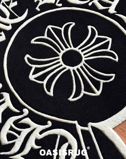 Chrome Inspired Streetwear Rug