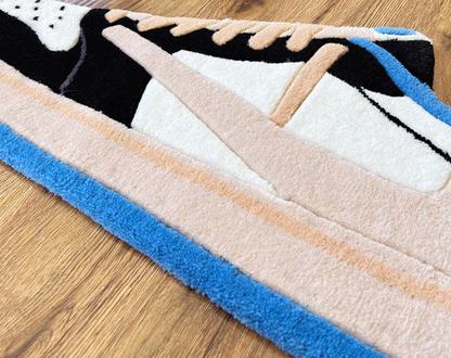 Blue Shoe Rug