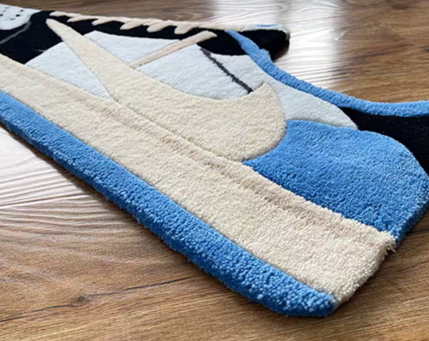 Blue Shoe Rug