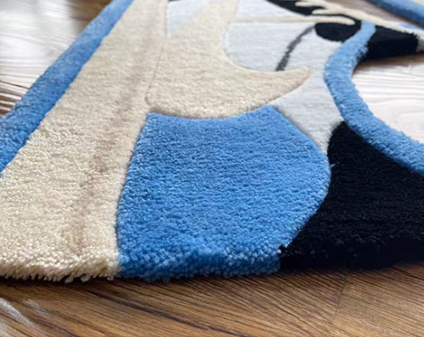 Blue Shoe Rug