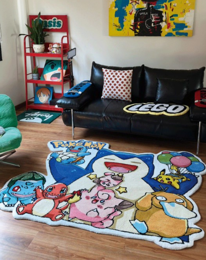 Snorlax Rug Large Pokemon Tufted Rug Room Decor