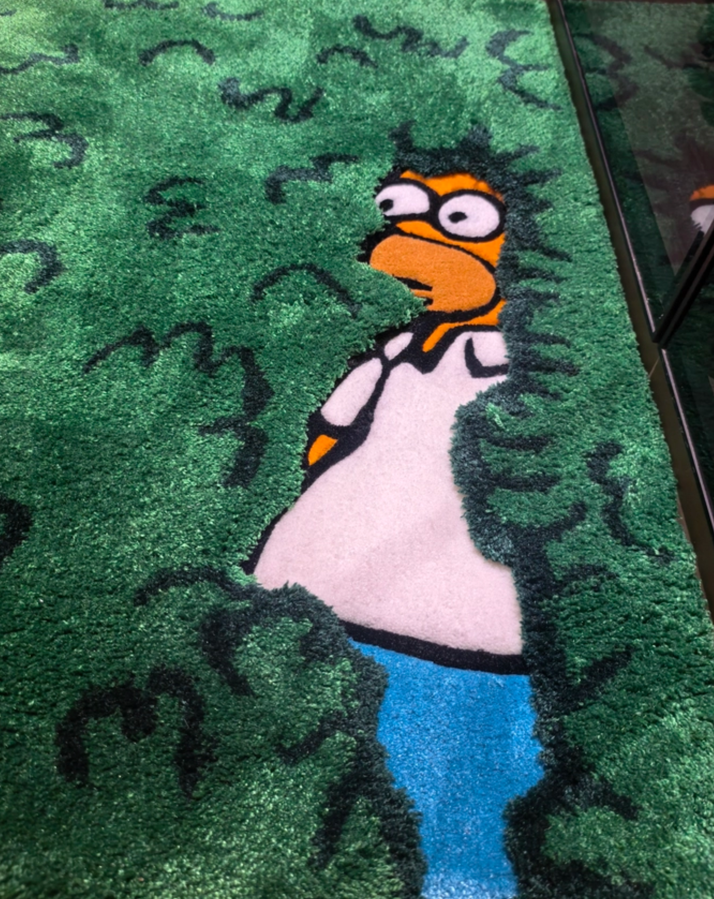 Homer Bush Rug Funny Tufted Rug