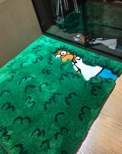 Homer Bush Rug Funny Tufted Rug