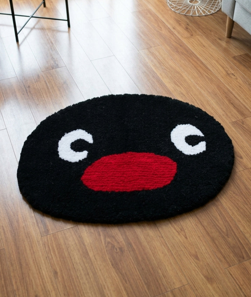 Pingu Face Rug
