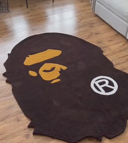 Ape Head Tufted Rug