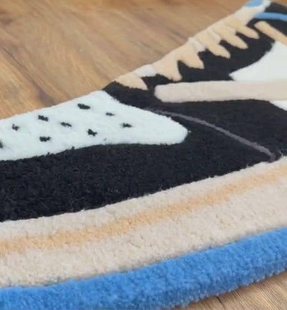 Blue Shoe Rug