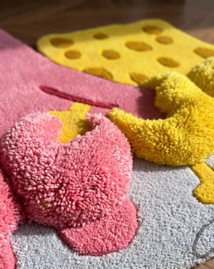 Spongebob With Patrick Rug