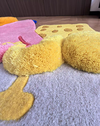 Spongebob With Patrick Rug