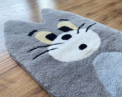 Funny Cat Shaped Staircase Tufted Rug